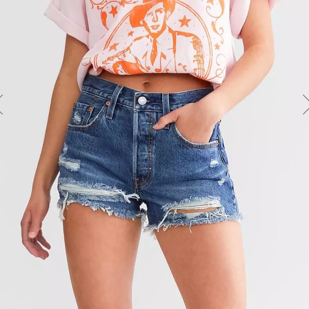 🍂sale  Levi’s 501 High Rise ORIGINAL Jean Short - NWT
